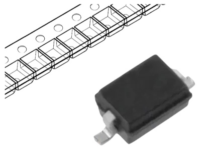 Dioda Zener 0.2 W 22V BZT52C22S 7-F