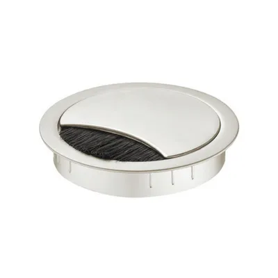 Rozeta za kablove – rupa FI60mm – visina 12mm – crna 631.31.302