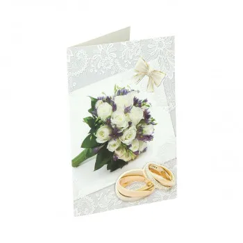 Čestitka 3D ''Wedding day 02''