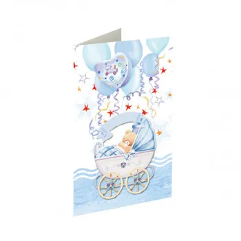 Čestitka 3D ''Baby boy 02''