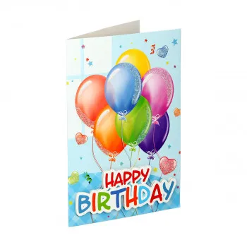 Čestitka 3D ''Happy birthday 04''