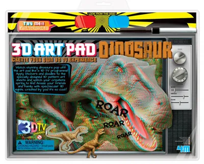 napravi 3d art dinosaurus