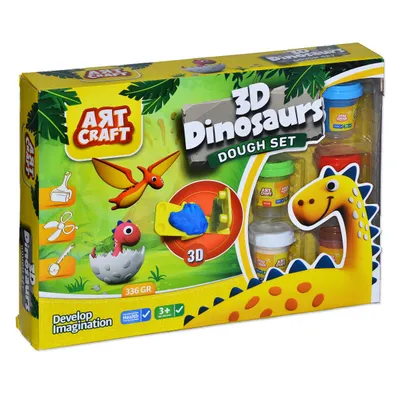 Plastelin 3d dino 03361