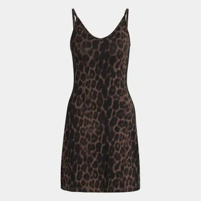 ADIDAS Ženska haljina SEASON ESSENTIALS LEOPARD PRINT MINI-DRESS 3S