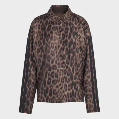 ADIDAS Ženska jakna SEASON ESSENTIALS LEOPARD PRINT WOVEN OVERSHIRT 3S