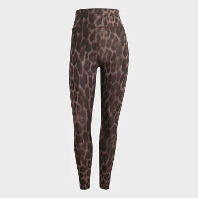 ADIDAS Ženske helanke OPTIMAL ESSENTIALS WORKOUT LEOPARD 7/8
