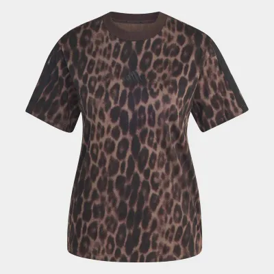 ADIDAS Ženska majica kratkih rukava SEASON ESSENTIALS LEOPARD PRINT 3S