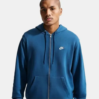 NIKE Muški duks CLUB FRENCH TEERY FULL-ZIP
