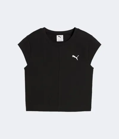 Ženska majica kratkih rukava PUMA WARDROBE ESS RIBBED BABY