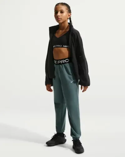 Dječiji donji dio trenerke NIKE PRO DRI FIT FZ FLEECE