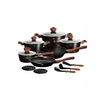 BERLINGERHAUS BERLINGERHAUS Set lonaca BH/1537N Ebony Rosewood Collection