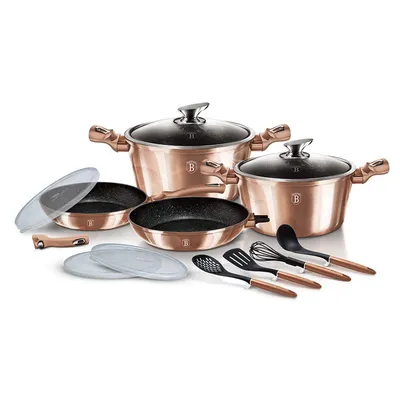 BERLINGERHAUS BH/7058 Set posuđa 13/1 Metallic Line Rose Gold Edition