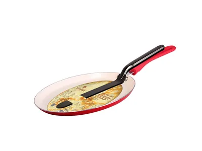 BLAUMANN BL-3374-SP Tava za palaćinke crvena 24 cm sa špatulom