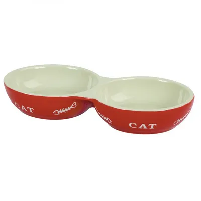 Dupla keramička zdjela “Cat”