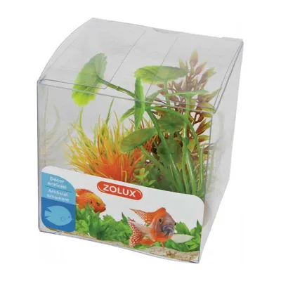 Ukras za akvarij mix3- 4 biljke