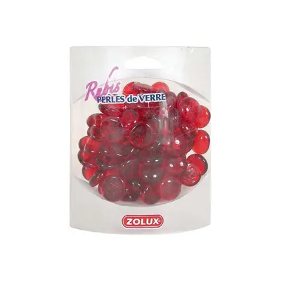 Staklene perle Ruby