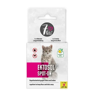 EKTOSOL ec SPOT-ON, 3 ampule za mačke
