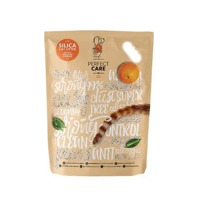 PERFECT CARE Silikonski pijesak za mačke ‘ORANGE’, 5.8 L