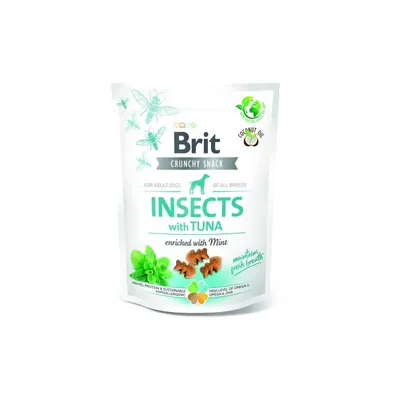 Brit Care Dog Crunchy Cracker ‘Insekti sa tunom obogaćeni metvicom’, 200 gr