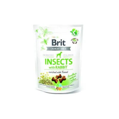 Brit Care Dog Crunchy Cracker ‘Insekti sa zečetinom obogaćenom komoračem’, 200 gr