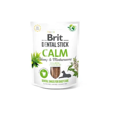 Brit Dental Stick ‘Calm’ s konopljom i matičnjakom​, 7 kom