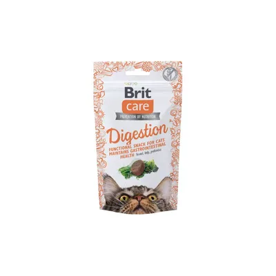 Brit Care Cat Snack ‘Digestion’, 50 gr