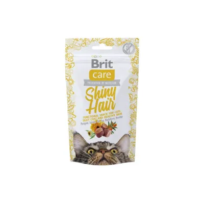 Brit Care Cat Snack Shiny Hair, 50 gr