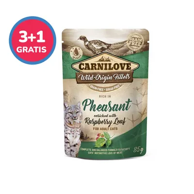 Carnilove Cat Pouch ‘Fazan & Malina’ za odrasle mačke, 85 gr