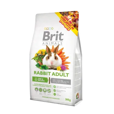 Brit Animals ‘RABBIT ADULT Complete’, 300 gr