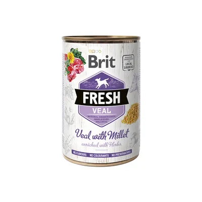 Brit Fresh ‘Veal with Millet’, 400 gr