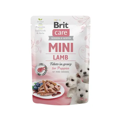 Brit Care Mini Puppy gravy ‘Lamb’, 85 gr