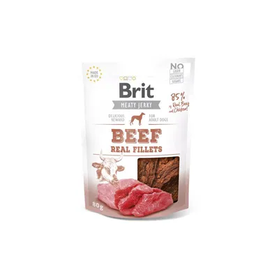 Brit Meat Jerky Snack ‘Beef Fillets’, 80 gr