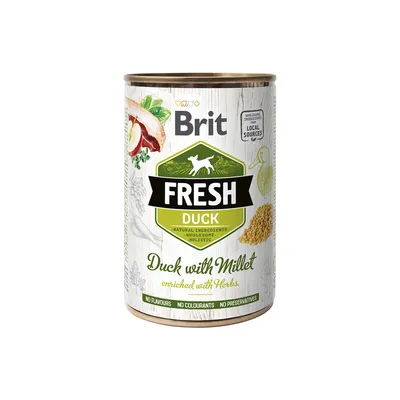 Brit Fresh ‘Duck with Millet’, 400 gr