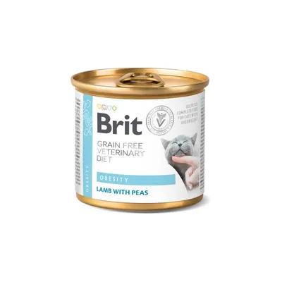 Brit OBESITY CAT Konzerva, GRAINFREE Veterinary Diet, 200 GR