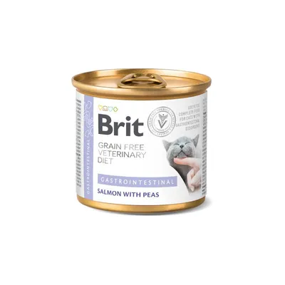 Brit GASTROINTESTINAL CAT Konzerva, GRAINFREE Veterinary Diet, 200 GR
