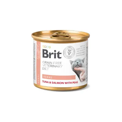 Brit RENAL CAT Konzerva, GRAINFREE Veterinary Diet, 200 GR