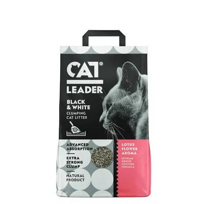 Pijesak za mačke CAT LEADER Clumping ‘BLACK&WHITE’