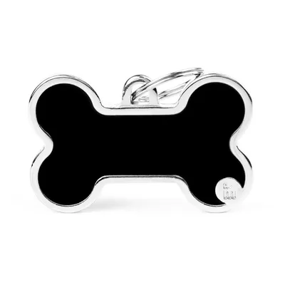 MYFAMILY BLACK BONE XL, Privjesak za graviranje, za ljubimce