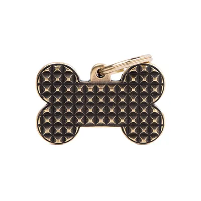 MYFAMILY BRONX ENGLISH BRASS STUDS, Privjesak za graviranje, za ljubimce