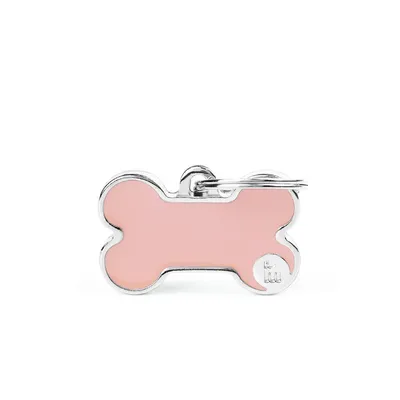 MYFAMILY PINK BONE S, Privjesak za graviranje, za ljubimce