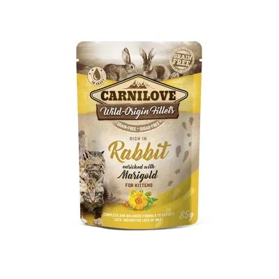 Carnilove Cat Pouch ‘Kunić & Neven’ za mačiće, 85 gr