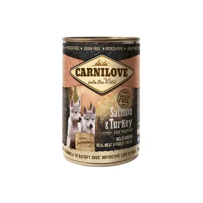 Carnilove WildMeat ‘Losos & Puretina’ konzerva za štence, 400 gr