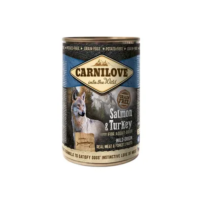 Carnilove WildMeat ‘Losos & Puretina’ konzerva za odrasle pse, 400 gr