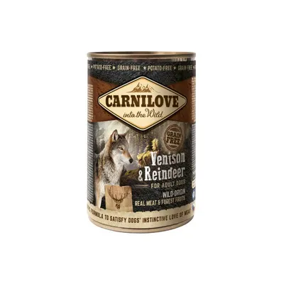 Carnilove WildMeat ‘Divljač & Sob’ konzerva za odrasle pse, 400 gr