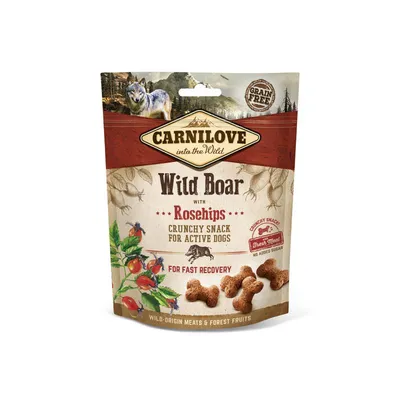 Carnilove Crunchy Snack ‘Vepar & Šipurak’ za aktivne pse, 200 gr
