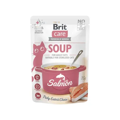 Brit Care juha za mace ‘Salmon’, 75 gr