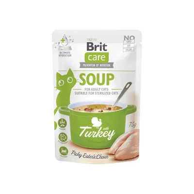 Brit Care juha za mace ‘Turkey’, 75 gr