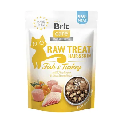 Brit RAW Treat ‘Hair&Skin’ za mace, 40 gr