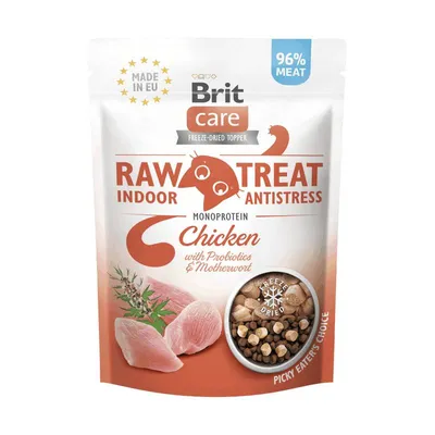 Brit RAW Treat ‘Indoor & Antistress’ za mace, 40 gr