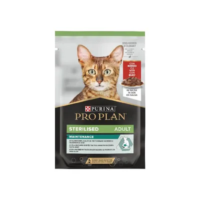 PRO PLAN® Sterilised Adult, govedina, 85gr